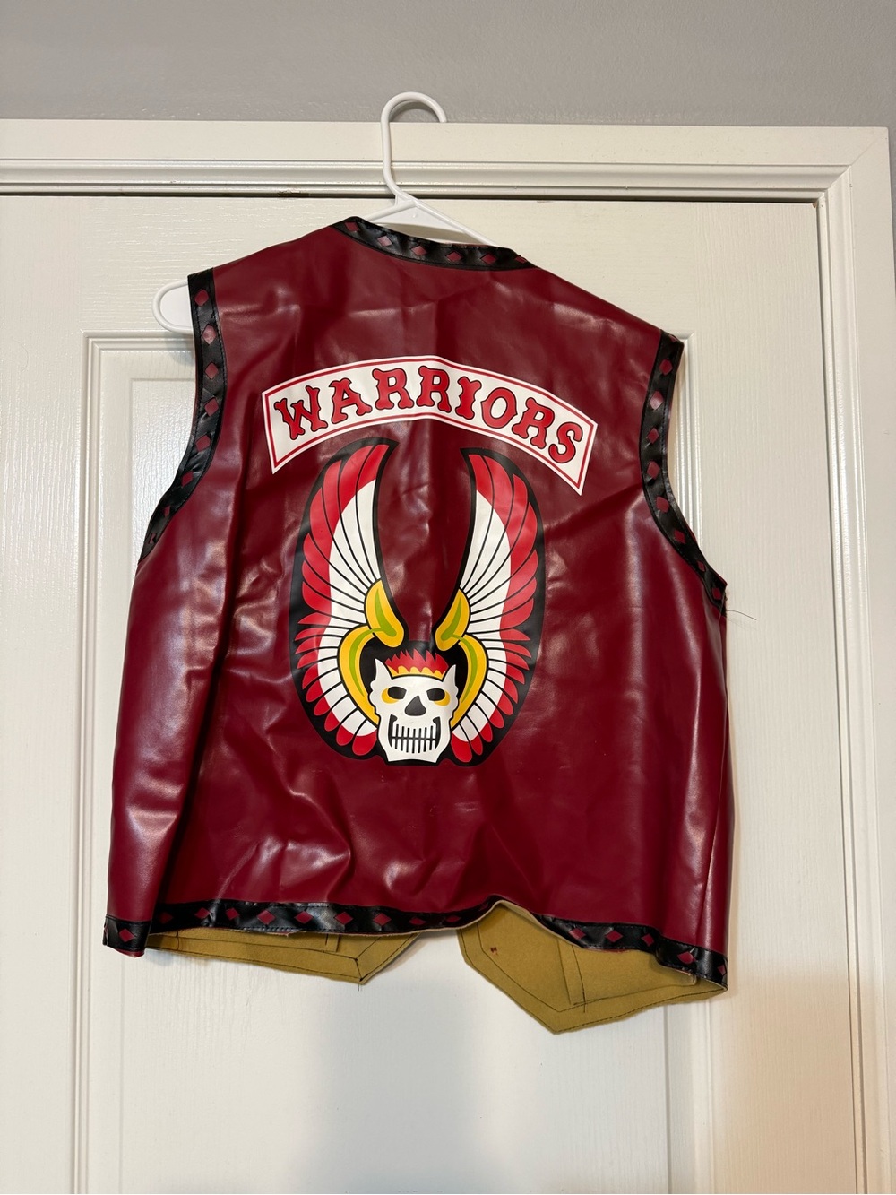 The Warriors Movie Vest Leather Jacket Bike Riders Halloween Costume